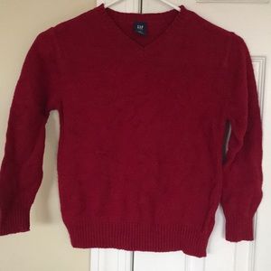 Gap boys size 6/7 red sweater
